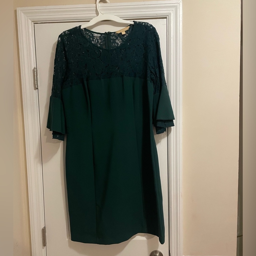 Hope and Harlow size 12, green midi dress